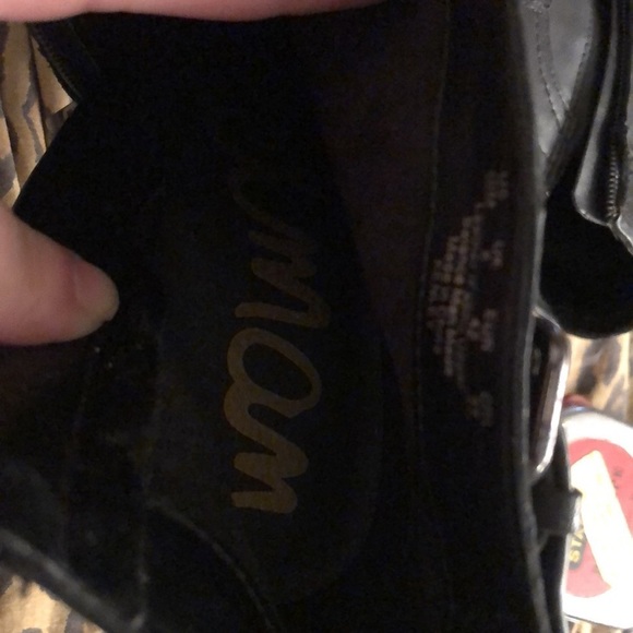 Sam Edelman  size 10 black beautiful leather heeled boots with hidden platform - Picture 14 of 15